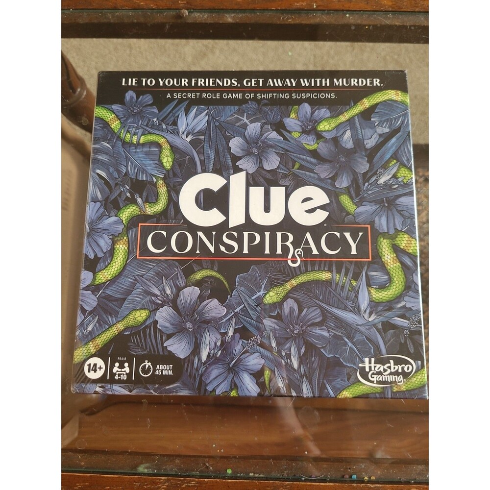 Hasbro Gaming Clue Conspiracy Board Game 4 Players 14+, Brand New, Sealed